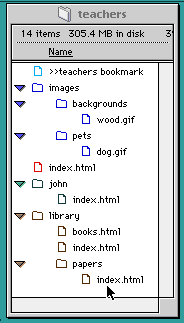 A desktop Website