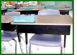 Desk Bins for Students